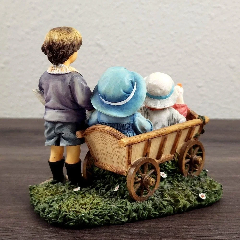 Leonardo Collection Carting Companions Christine Haworth Crisalis Figurine‎ VTG